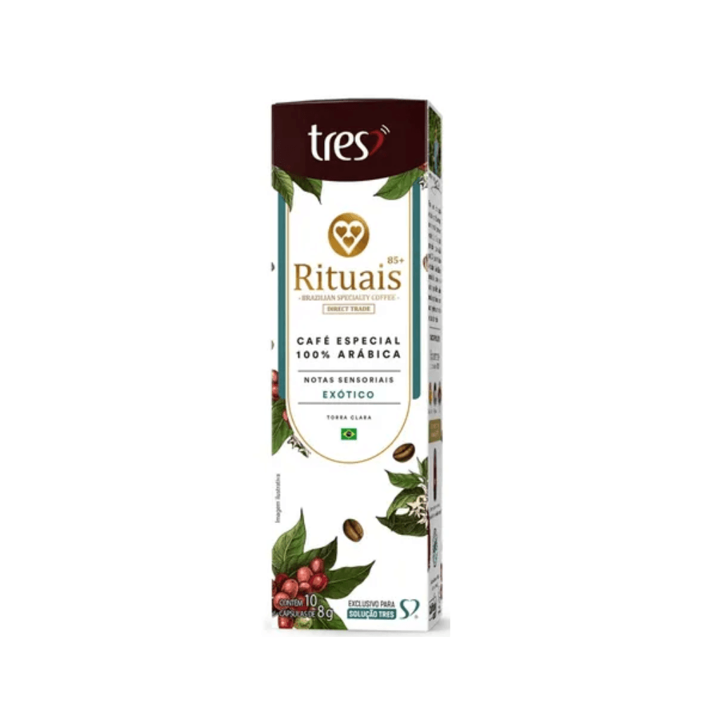 Café em Cápsulas Rituais Exótico 3 Corações – 10x8g
